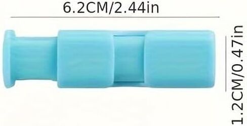 10PCS Food Bag Sealing Clips Spring Lock Plastic for Bread, Snacks and Milk Powder Bags Moisture-Proof Kitchen Storage, WhiteYellow in Saudi Arabia