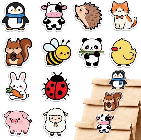 MAYJOYDIY 24Pcs 12 Styles Cute Acrylic Chip Clips Cat Shaped Bag Clips Bag Sealer Sealing Closures for Food Storage Airtight Seal Grip Funny Home Office Holders for Snack Bags Kitchen Accessories in Saudi Arabia