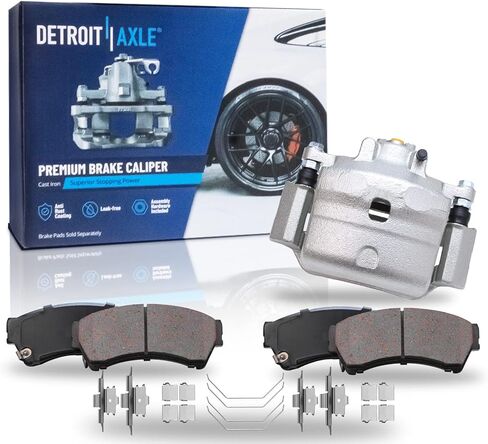 Detroit Axle - Rear Brake Pads for Avalanche Suburban Express Yukon XL Savana 1500 GMC Chevy Tahoe Cadillac Escalade, Ceramic Brake Pads w/Hardware Replacement in Kuwait