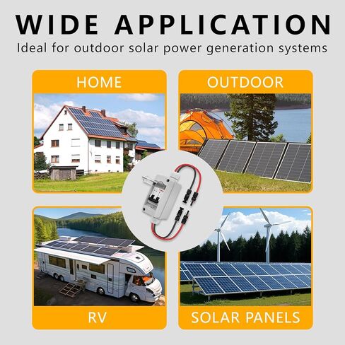 مفتاح فصل اللوحة الشمسية 30 أمبير، IP65 مقاوم للماء في الهواء الطلق 400 فولت تيار متردد/تيار مستمر، صندوق تبديل PV مع كابلات MC4 مسبقة الأسلاك، قاطع دائرة مصغر لنظام الطاقة الشمسية in Kuwait