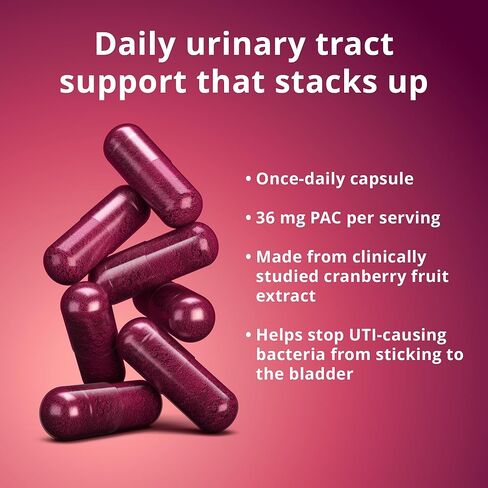 Solv Wellness Urinary Health 36 mg Cranberry PAC – Whole Cranberry Fruit Extract, Daily Urinary Tract Health Support, 30 Capsules in Kuwait