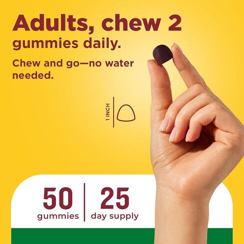 Nature Made Cranberry with Vitamin C Gummies for Adults, Urinary Tract Health for Women and Men, Cranberry Supplement, 50 Gummies, 25 Day Supply in Saudi Arabia