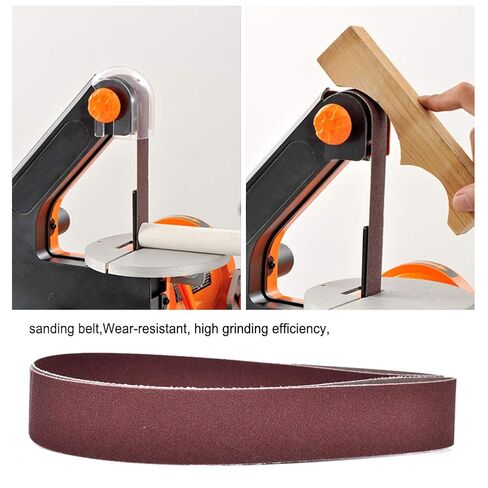Sanding Belt Abrasive Band 10pcs Aluminum Oxide 760x25mm 30x1 Inch 2401000 Grit for Woodworking Metal Grinding Polishing Removal Glossy Finish Belt Sander Replacement (600 mesh 10 Pack) in Saudi Arabia