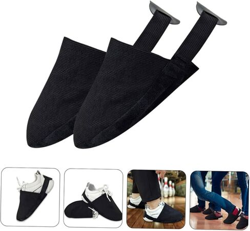 VICASKY 1Pair Bowling Shoe Covers Elastic Shoe Slider Accessories for Enhanced Performance Protects and Dirt Compact Design for Easy Storage Durable and Reliable in Saudi Arabia