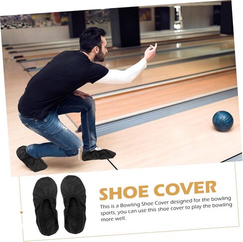 Waterproof Anti-Slip Bowling Shoe Covers 2-Piece Set for Outdoor Sports Sturdy Protective Rain Shoe Protectors in Saudi Arabia