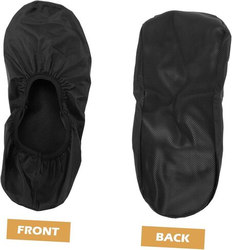 Waterproof Anti-Slip Bowling Shoe Covers 2-Piece Set for Outdoor Sports Sturdy Protective Rain Shoe Protectors in Saudi Arabia