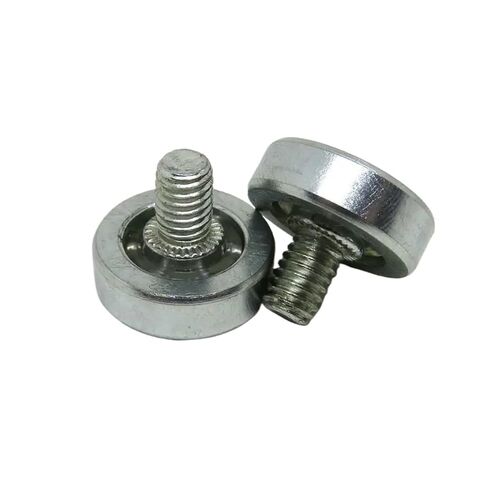 5PCS OD 19xM6 Screw Grease Lubricated Metal Drawer Bearing Roller JS19-C1L8W6M6 19mm Kitchen Storage Cabinet Guide Wheel in Saudi Arabia