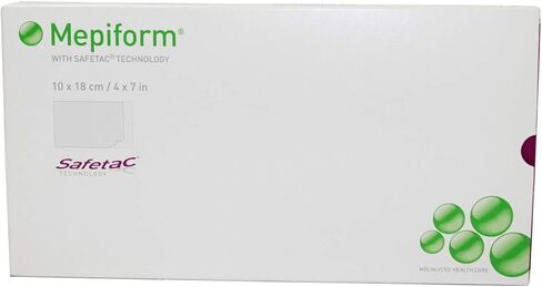 Mepiform Scar Reduction Dressing 4x7inch 10x18cm 5/pk From Spain in Saudi Arabia