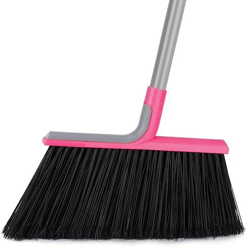 KeFanta Heavy Duty Broom, Outdoor Broom with 54.7" Long Handle, Commercial Brooms for Sweeping Outdoor Concrete Courtyard Garage Patio Indoor Home Floor Kitchen Office Lobby in Saudi Arabia