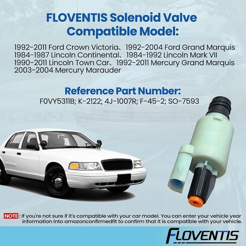 Suspension Solenoid Valve for Ford/Lincoln/Mercury Models Car Air Suspension Shock Struts Spring Bags Solenoid (5E1417 x 1) in Saudi Arabia