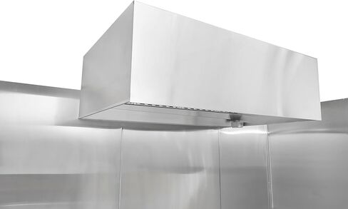 HOODMART 48" x 84" Metal Wall Panels, Set of 5 - High Quality Stainless Steel Sheet with Seams & End Caps, Back Splash Guard for Food Trucks, Restaurants, and Trailers in Saudi Arabia