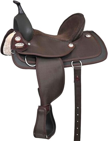 HILASON Horse Barrel Trail Pleasure Endurance Synthetic Saddle Brown in Saudi Arabia