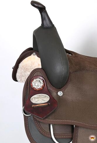 HILASON Horse Barrel Trail Pleasure Endurance Synthetic Saddle Brown in Saudi Arabia