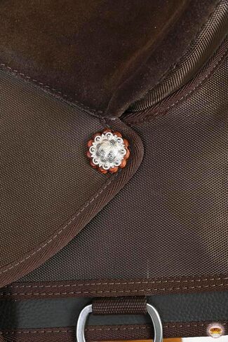 HILASON Horse Barrel Trail Pleasure Endurance Synthetic Saddle Brown in Saudi Arabia