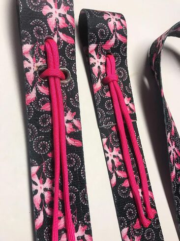 Hot Pink cinch strap set latigo double off billet stitched together billet in Saudi Arabia