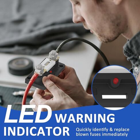 Bundle of MDR-60-24 DIN Rail Power Supply & 300A Fuse Box in Kuwait