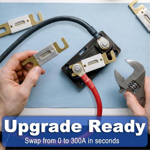 Bundle of MDR-60-24 DIN Rail Power Supply & 300A Fuse Box in Kuwait