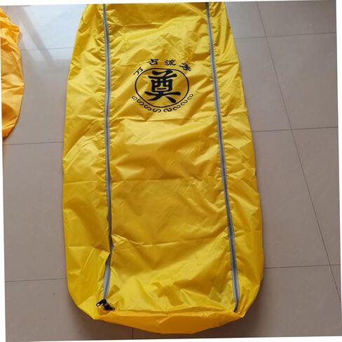 Waterproof Cadaver Bag Reinforced Handles Large Oxford Cloth Body Storage Pouch for Funeral and Emergency Transportation Random Color in Saudi Arabia