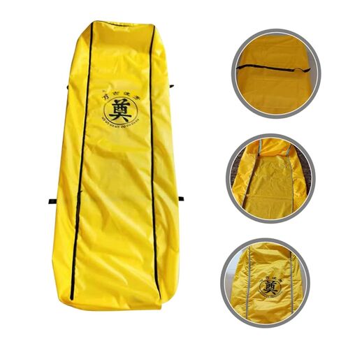 Waterproof Cadaver Bag Reinforced Handles Large Oxford Cloth Body Storage Pouch for Funeral and Emergency Transportation Random Color in Saudi Arabia