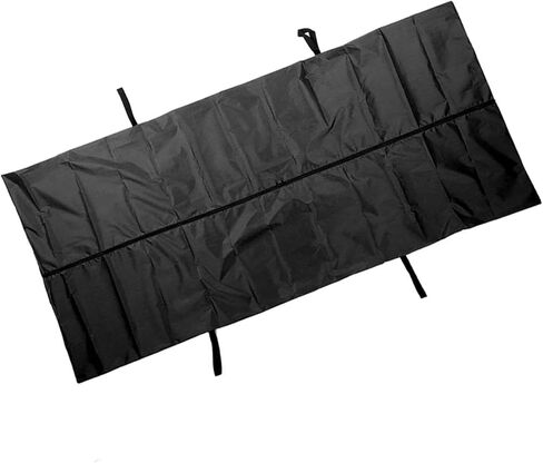 Cadaver Bag,210D Material Leakage Proof Design Body Storage Bag Corpse Handling Funeral Supplies Mortuary Use Professional Grade Durable Zipper Closure Strong (Black) in Saudi Arabia