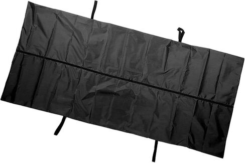 Cadaver Bag,210D Material Leakage Proof Design Body Storage Bag Corpse Handling Funeral Supplies Mortuary Use Professional Grade Durable Zipper Closure Strong (Black) in Saudi Arabia