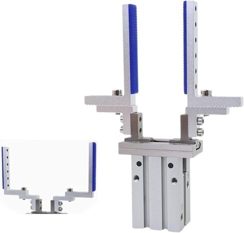 1pcs MHZL2-16D Adjustable Positioning Finger Cylinder Parallel Clamp Manipulator Extended Opening Clamp(External Clip0-48mm) in Kuwait
