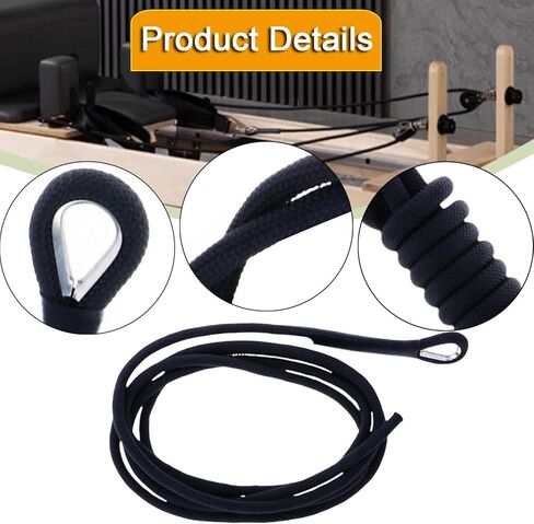 Pilates Reformer Pull Rope 109.45inch Replacement Strap for Core Bed, Studio & Home Gym Equipment in Saudi Arabia