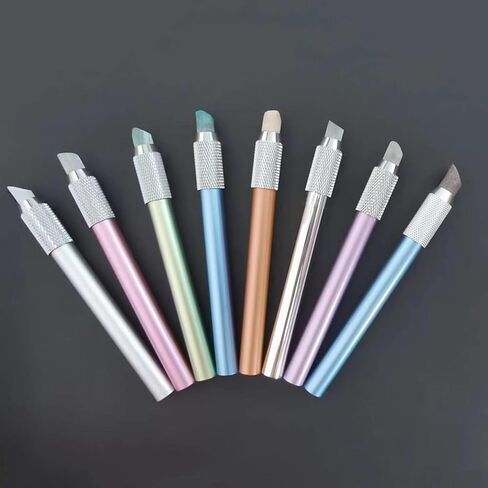 Mohs Hardness Test Kit, Scratch Tester Hardness Test Pen, 2-9 Scratch Tester, with Storage Box, for Industrial Mineral Identification Kit Gem Jade Jewelry in Kuwait