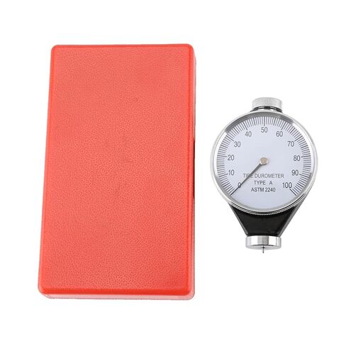 ZPSHYD Rubber Hardness Tester, Shore Type A Rubber Tire Durometer Hardness Portable Tester Meter 0-100 HA for General Rubber, Synthetic Rubber, Soft Rubber, Poly Fat, Leather, Wax in Kuwait
