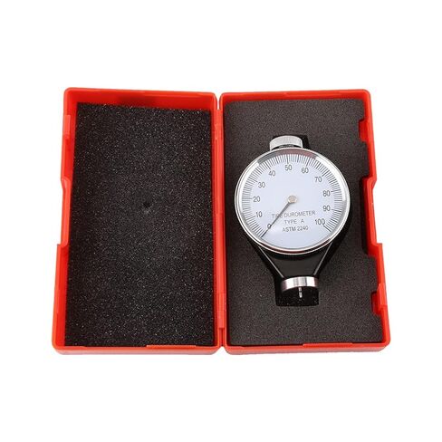 ZPSHYD Rubber Hardness Tester, Shore Type A Rubber Tire Durometer Hardness Portable Tester Meter 0-100 HA for General Rubber, Synthetic Rubber, Soft Rubber, Poly Fat, Leather, Wax in Kuwait