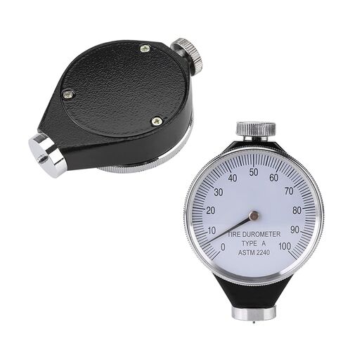 ZPSHYD Rubber Hardness Tester, Shore Type A Rubber Tire Durometer Hardness Portable Tester Meter 0-100 HA for General Rubber, Synthetic Rubber, Soft Rubber, Poly Fat, Leather, Wax in Kuwait