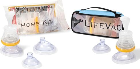 LifeVac Home & Blue Travel Kit Combo - Portable Suction Rescue Device, First Aid Kit for Kids and Adults, Portable Airway Suction Device for Children and Adults in Saudi Arabia