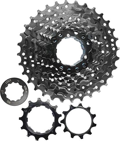 VERKSTAD Bike Cassette 9 Speed Cassette 11-32T Bicycle Cassette Fit for Mountain Bike Road Bike Folding Bike Commuter Bike in Kuwait
