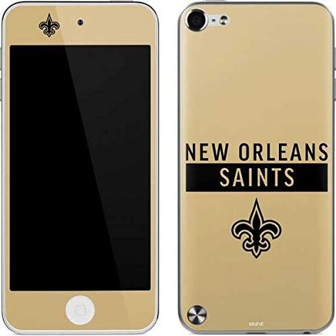 Skinit Decal MP3 Player Skin Compatible with iPod Touch (5th Gen&2012) - Officially Licensed NFL New Orleans Saints Gold Performance Series Design in Saudi Arabia