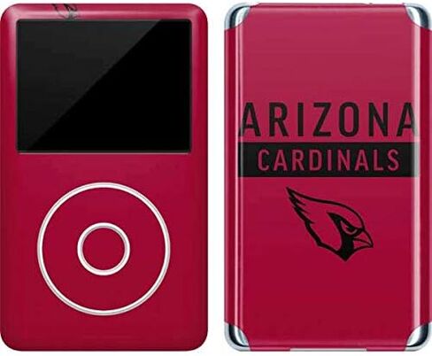 ملصق Skinit لمشغل MP3 متوافق مع iPod Classic (الجيل السادس) 80 جيجابايت - تصميم سلسلة الأداء الأحمر NFL Arizona Cardinals المرخص رسميًا in Saudi Arabia