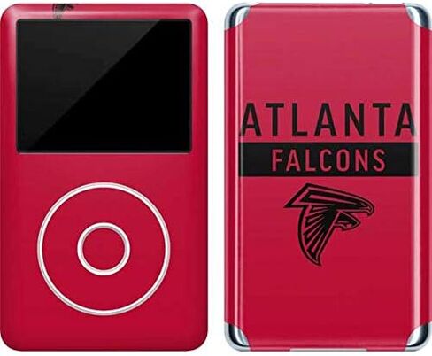 Skinit Decal MP3 Player Skin Compatible with iPod Classic (6th Gen) 80GB - Officially Licensed NFL Atlanta Falcons Red Performance Series Design in Saudi Arabia