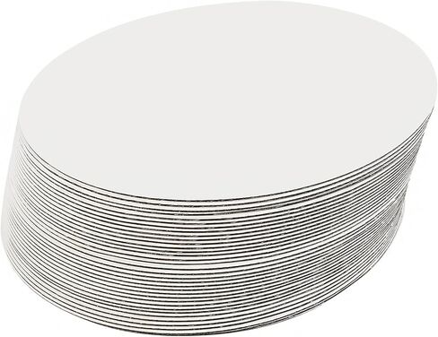ONEMORE [35pcs] 10" White Cake board Round,Disposable Cake Circle Base Boards Cake Plate Round Coated Circle Cakeboard Base 10inch,Pack of 35 in Saudi Arabia