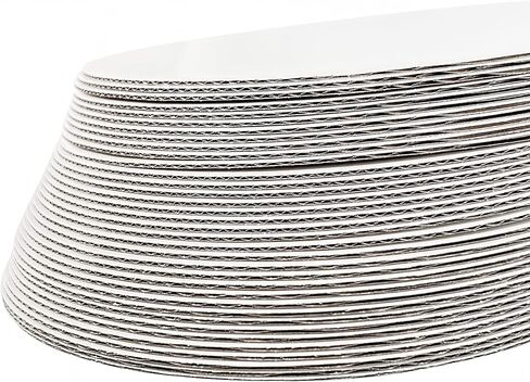 ONEMORE [35pcs] 10" White Cake board Round,Disposable Cake Circle Base Boards Cake Plate Round Coated Circle Cakeboard Base 10inch,Pack of 35 in Saudi Arabia