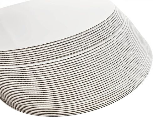 ONEMORE [35pcs] 10" White Cake board Round,Disposable Cake Circle Base Boards Cake Plate Round Coated Circle Cakeboard Base 10inch,Pack of 35 in Saudi Arabia