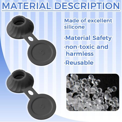 Flip It Bottle Emptying Cap Kit, 6pcs Upside Down Dispenser Caps, Zero Waste Shampoo Lotion Saver for Every Last Drop, Leak-Proof Inverted Storage in Kuwait