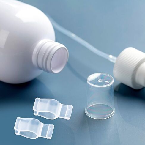 Cabilock 30PCS Leakproof Cosmetic Dispenser Pump Lock Clip, PP Pump Bottle Stopper Clips for Lotion Shampoo Cleansing Oil in Saudi Arabia