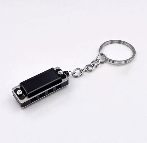 1PC Silver Miniature Harmonica,Pocket Harmonica with Detailed Design,Cute Musical Instrument Pendant for Jewelry Making & Gift for Music Enthusiasts,Stainless Steel Accessory in Saudi Arabia