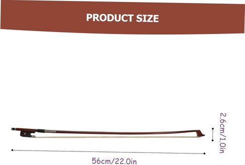 Horsetail Student Cello Bow for Beginners 1/8 Size Musical Instrument Bow for Practice Durable and Flexible Design Ideal for Cello Students and Teachers in Saudi Arabia