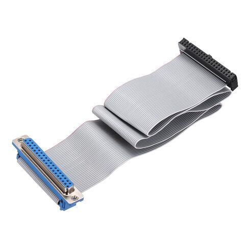 uxcell IDC Wire Flat Ribbon Cable DB37 Female to FC-40 Female Connector 2.54mm Pitch 50cm Length in Saudi Arabia