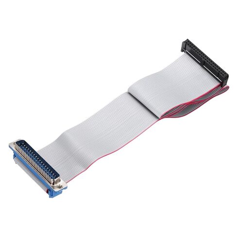uxcell IDC Wire Flat Ribbon Cable DB37 Female to FC-40 Female Connector 2.54mm Pitch 50cm Length in Saudi Arabia