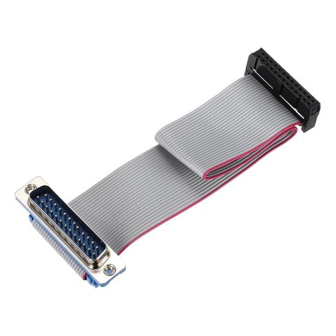 uxcell IDC Wire Flat Ribbon Cable DB37 Female to FC-40 Female Connector 2.54mm Pitch 50cm Length in Saudi Arabia