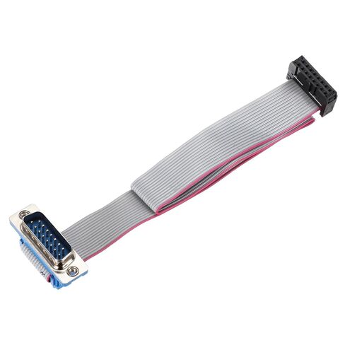uxcell IDC Wire Flat Ribbon Cable DB37 Female to FC-40 Female Connector 2.54mm Pitch 50cm Length in Saudi Arabia