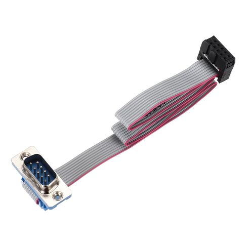 uxcell IDC Wire Flat Ribbon Cable DB37 Female to FC-40 Female Connector 2.54mm Pitch 50cm Length in Saudi Arabia