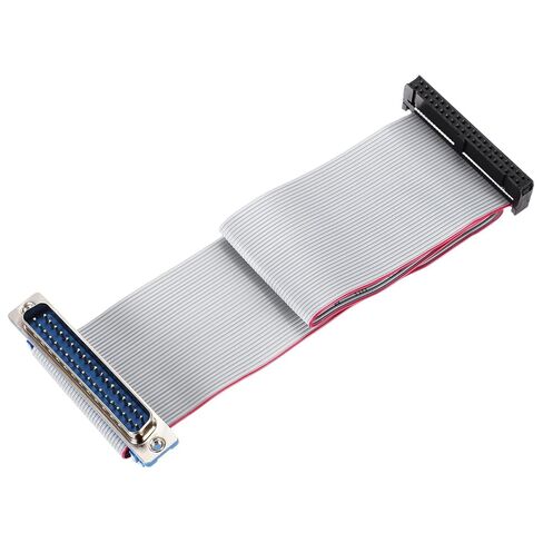 uxcell IDC Wire Flat Ribbon Cable DB37 Female to FC-40 Female Connector 2.54mm Pitch 50cm Length in Saudi Arabia