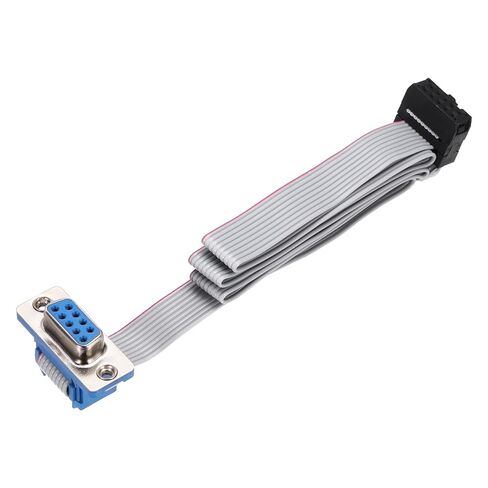 uxcell IDC Wire Flat Ribbon Cable DB37 Female to FC-40 Female Connector 2.54mm Pitch 50cm Length in Saudi Arabia